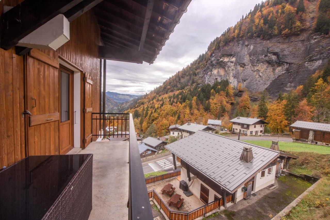 Appartamento Le Borderan La Giettaz Esterno foto