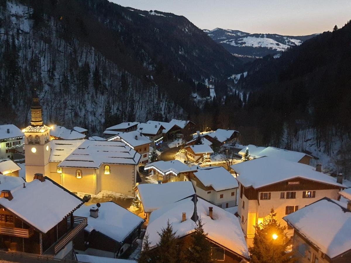 Appartamento Le Borderan La Giettaz Esterno foto