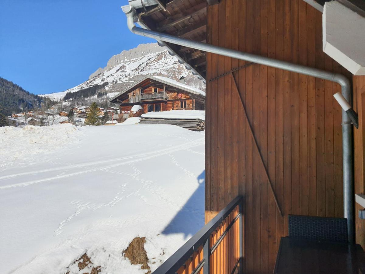 Appartamento Le Borderan La Giettaz Esterno foto